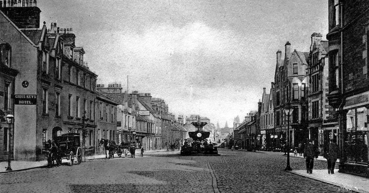 Tour Scotland Old Photograph Market Street St Andrews Scotland