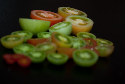 Gröna tomater från Christians odling.