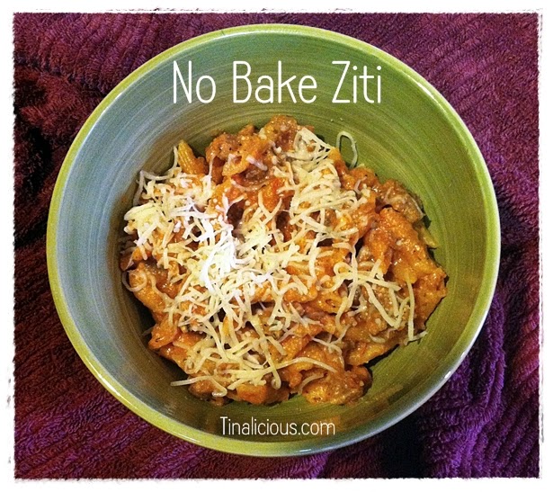 Unbaked Ziti Recipe