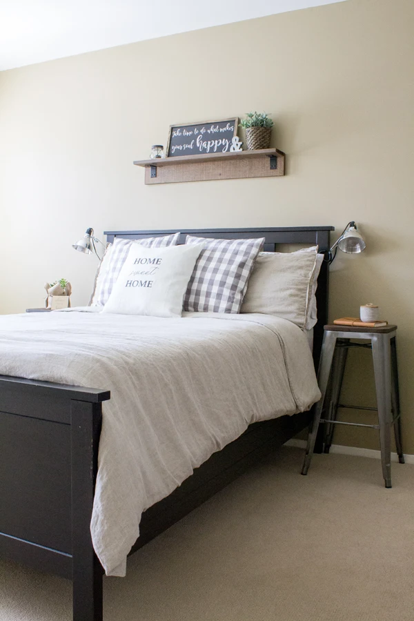Industrial Farmhouse Guest Bedroom Makeover