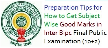 Preparation Tips for Good Marks Getting in Inter Bipc Public Examination Preparation Plan for Subject Wise Good Marks Getting in Inter Bipc Public Exams(10+2)