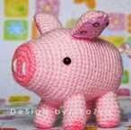 Cerdo, Pork, Pig, Amigurumi