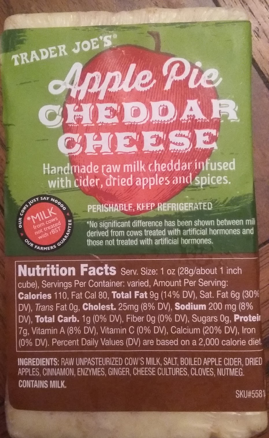 What's Good at Trader Joe's? Trader Joe's Apple Pie Cheddar Cheese