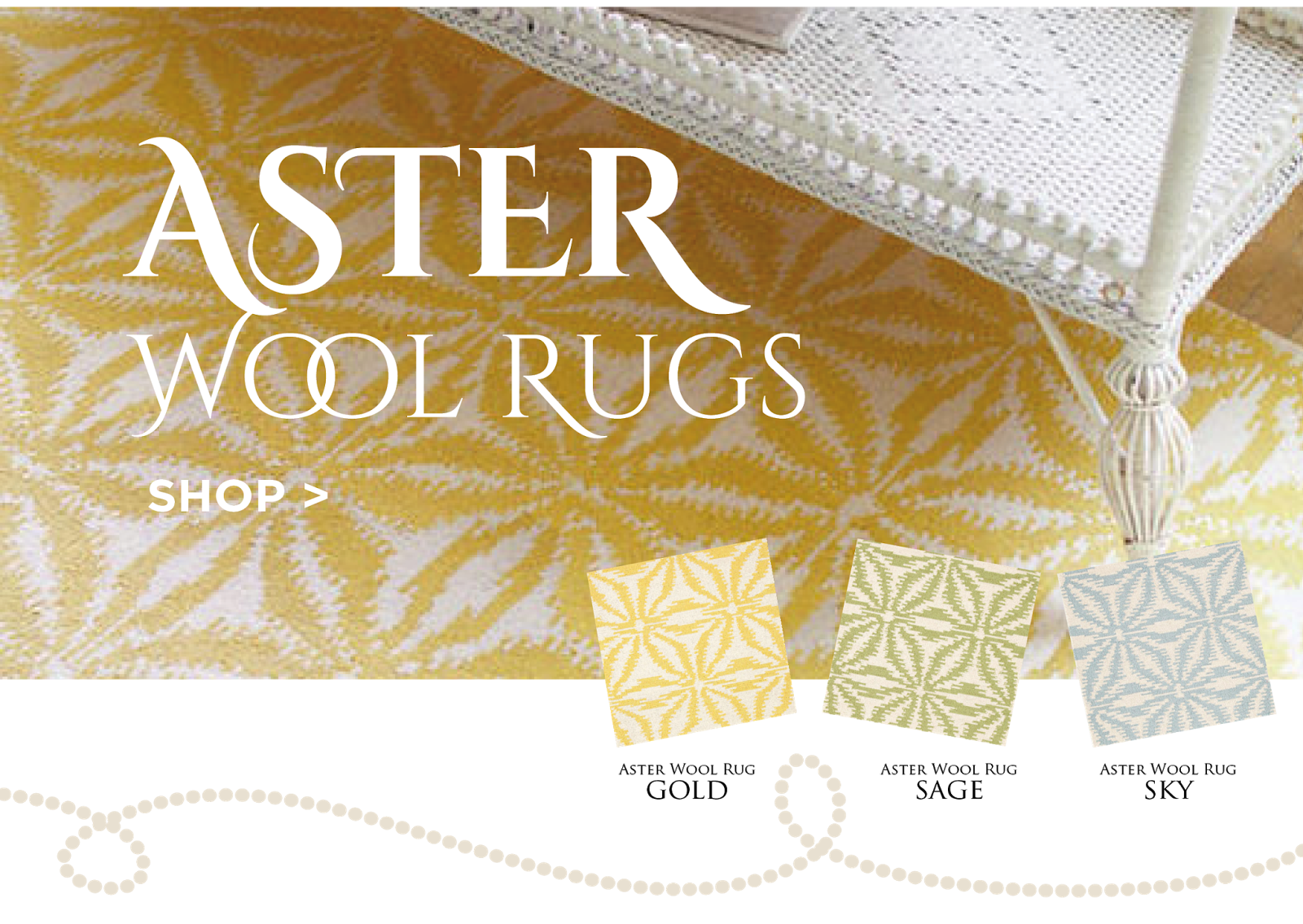 New Dash and Albert Wool Rugs Lavender Fields