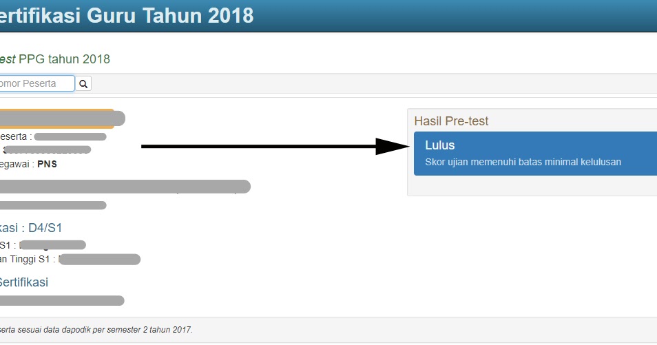 Cara Cek Pengumuman Hasil Kelulusan Pretest Ppg Tahun 2018 Dadang Jsn