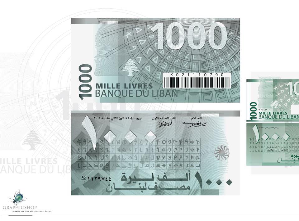 Lebanese Currency Design