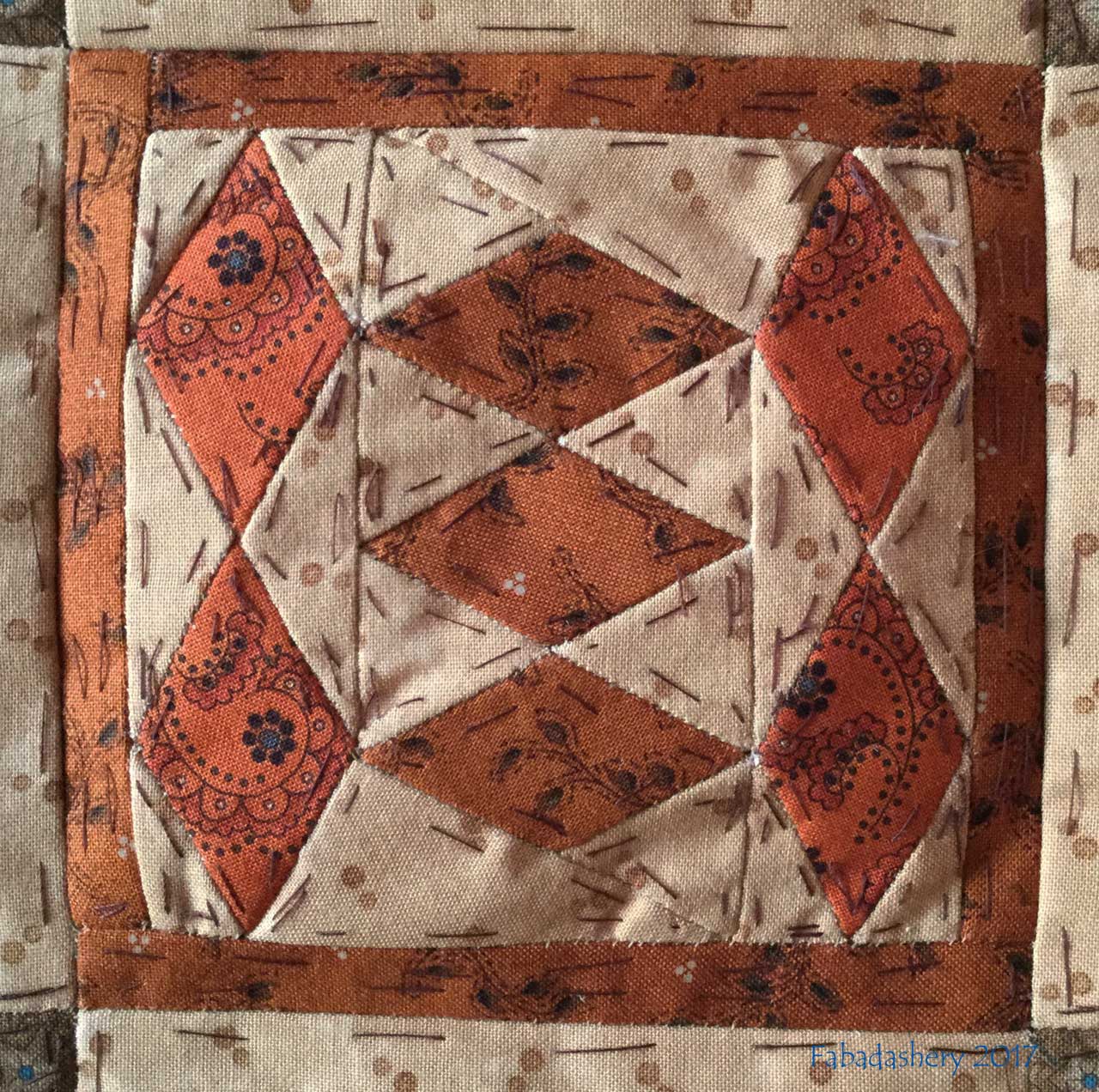 Fabadashery Dear Jane Quilt