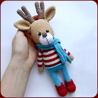 PATRON GRATIS RENO AMIGURUMI 353462