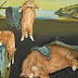 Artista russo coloca seu gato gordo em pinturas clássicas