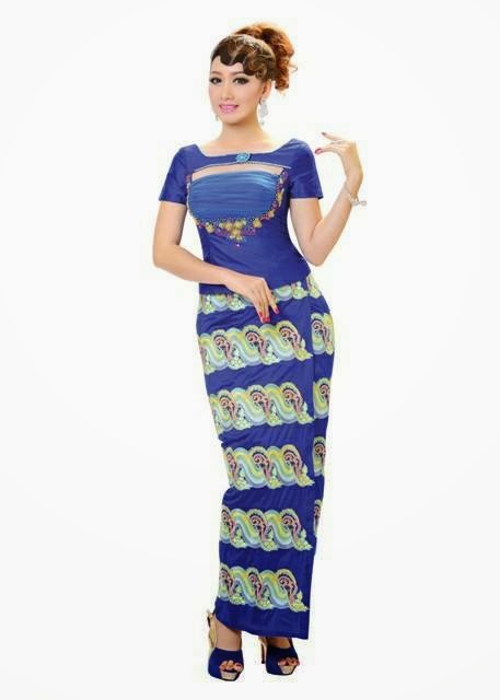 Yu Thandar Tin - I Love Myanmar Dress