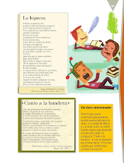 Apoyo Primaria Español 5to grado Bloque III lección 8 Leer poemas 