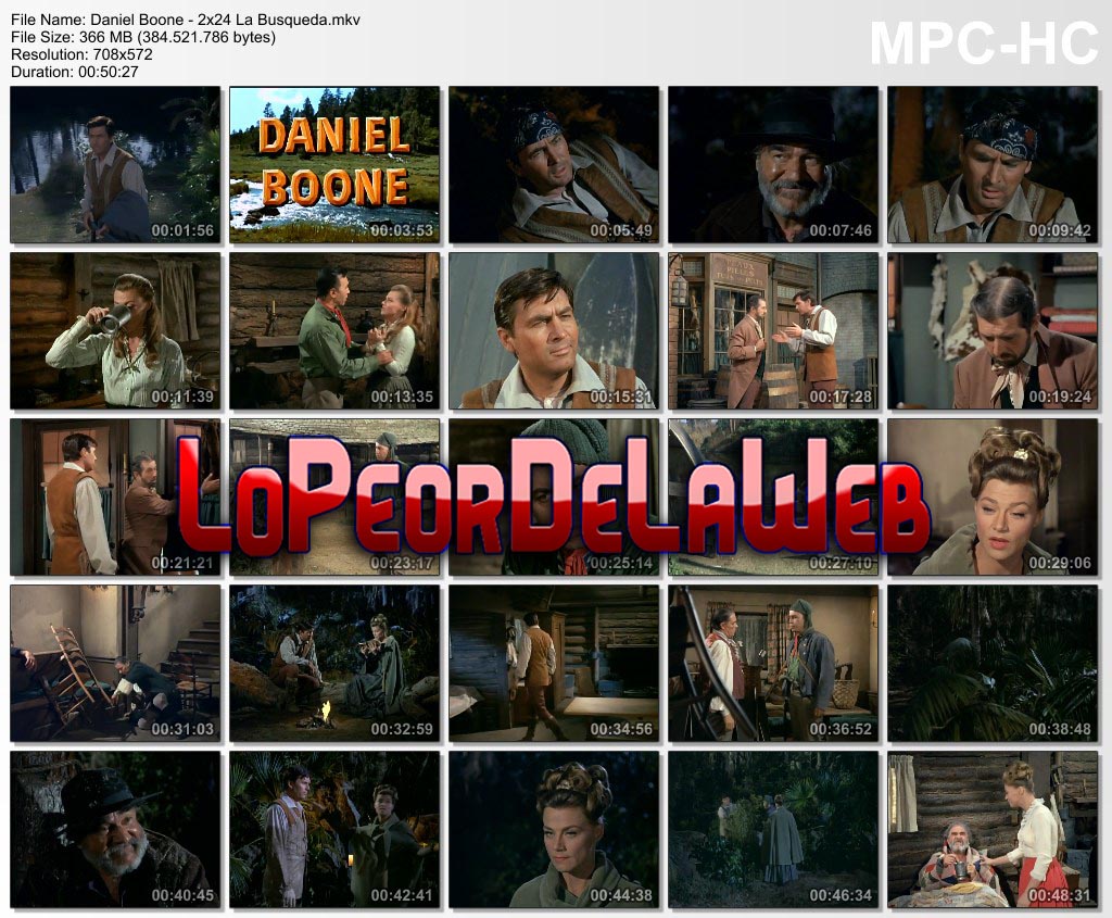Daniel Boone - Temp. 2 Eps 23 a 26 (Latino)