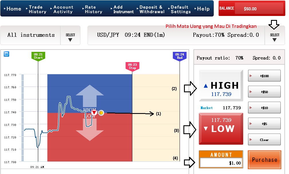Cara daftar lion binary option