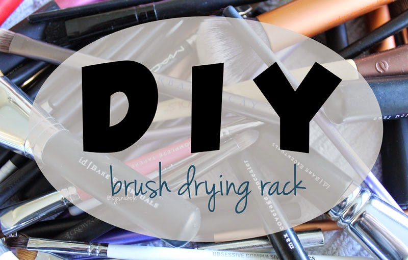 DIY Collapsible Brush Drying Rack