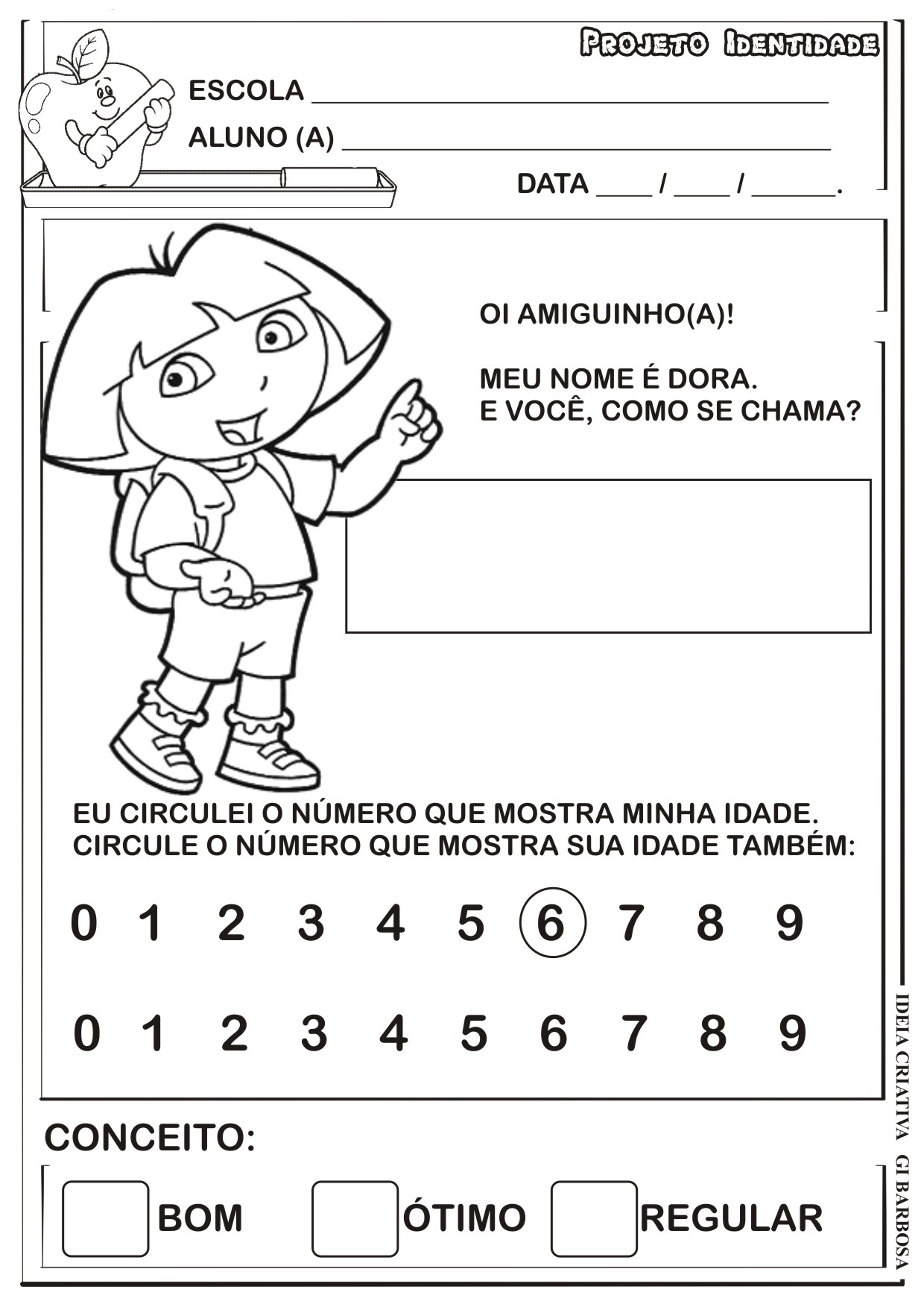 Atividades De Identidade Para Educa O Infantil Edulearn