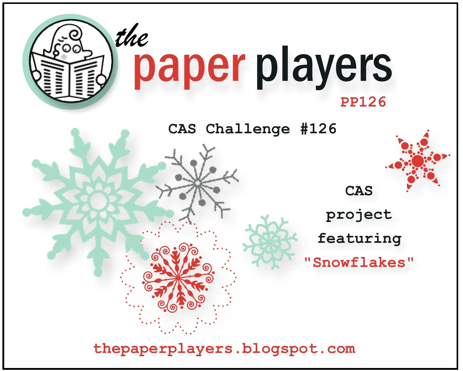 Snowflakes Play. Paper plays