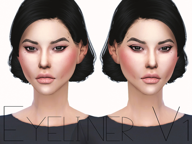 Sims 4 Ccs The Best Eyeliner By Ms Blue