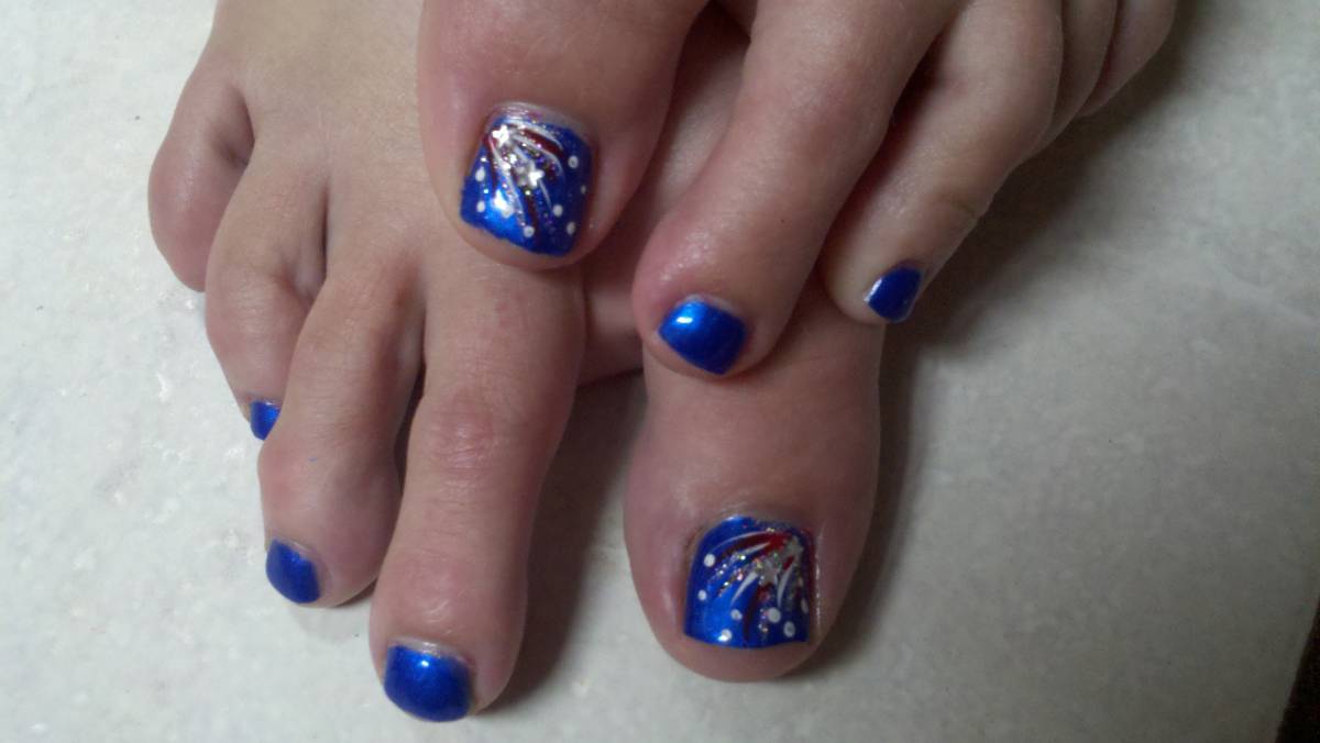 The Lil' Nail Shoppe of Smicksburg: My Work | Toe nails, July nails ...