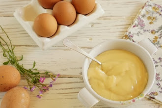 Creme de Pasteleiro, de ovos, farinha, leite e açúcar a QUÍMICOS!!