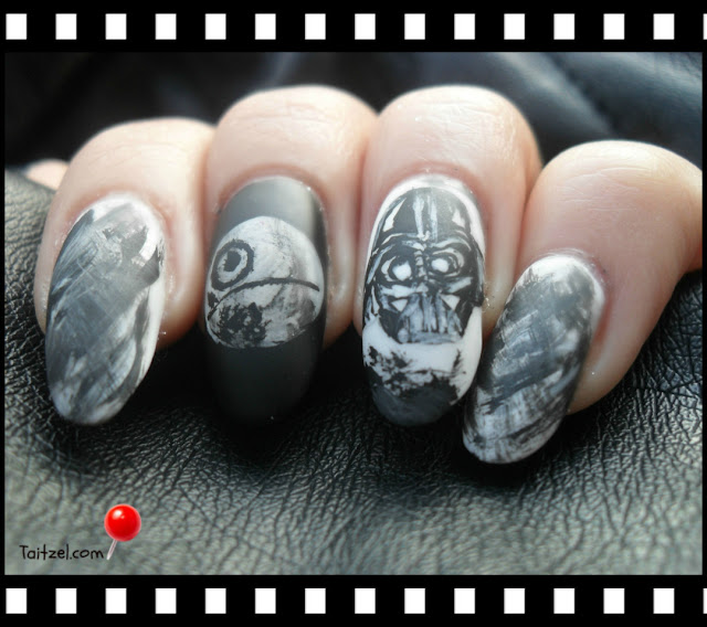 Star Wars Episode VII - The Force Awakens nail art manichiura pictata
