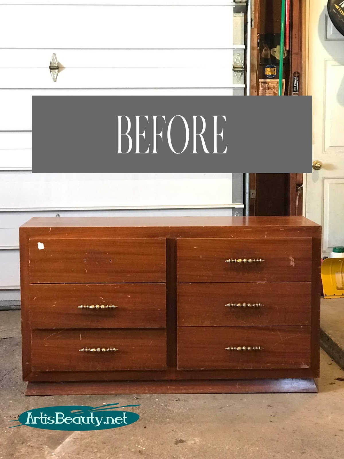 Art Is Beauty Modern Farmhouse Dresser Makeover