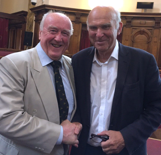 Vince Cable and Gwynoro
