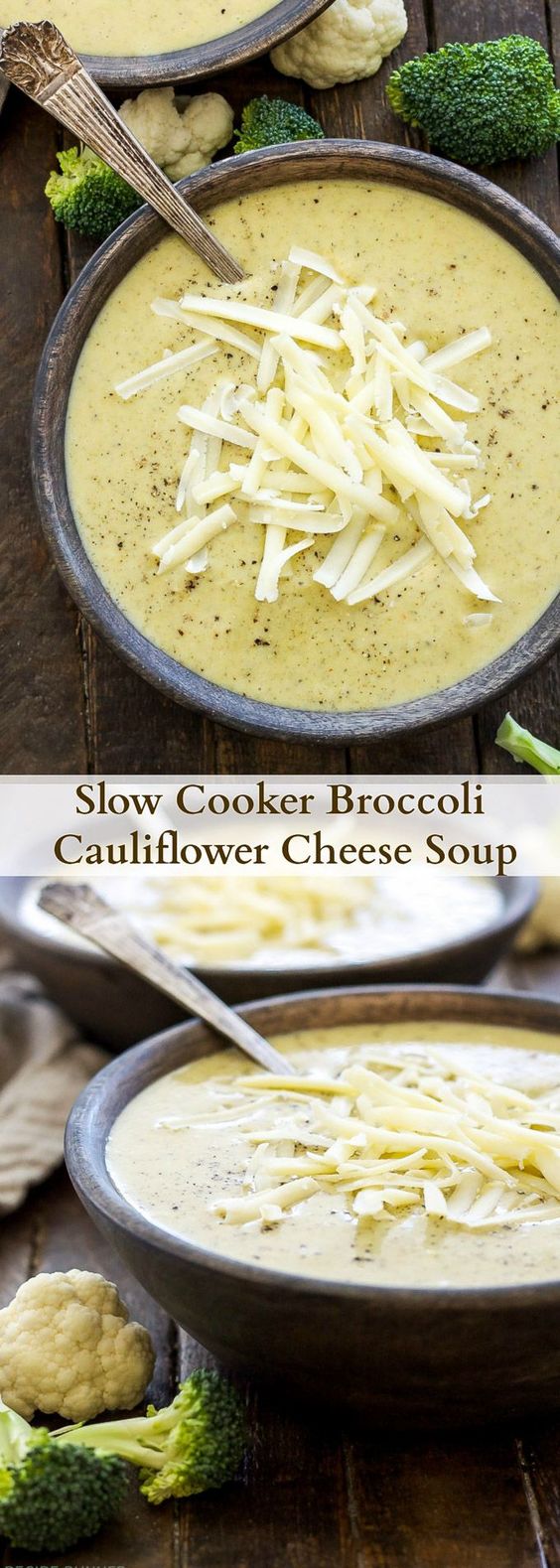 SLOW COOKER BROCCOLI CAULIFLOWER CHEESE SOUP #slowcooker #broccoli #cauliflower #cheese #cheesesoup #souprecipes #healthyfood #healthysoup SLOW COOKER BROCCOLI CAULIFLOWER CHEESE SOUP #slowcooker #broccoli #cauliflower #cheese #cheesesoup #souprecipes #healthyfood #healthysoup