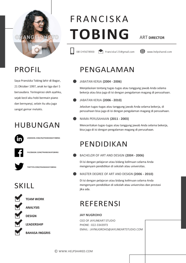 contoh-cv-lamaran-kerja-casual-2-curriculum-vitae Contoh CV Lamaran Kerja Casual 2 Curriculum Vitae