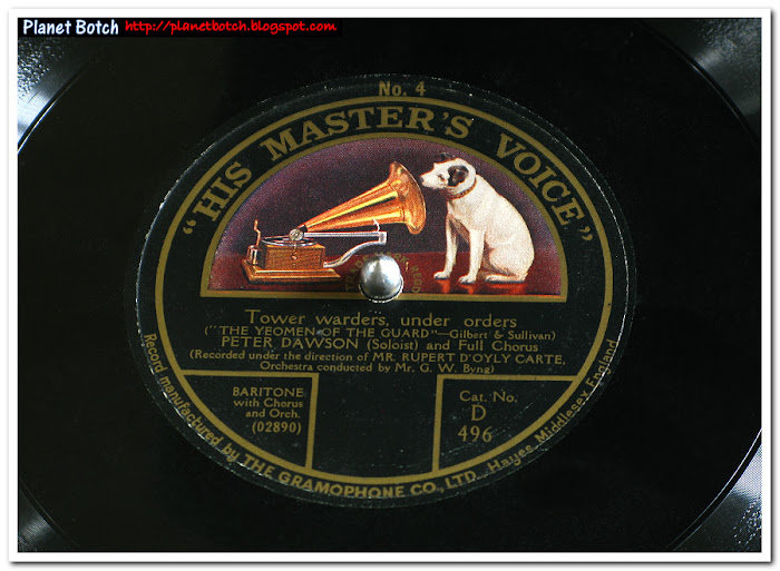 Old Peter Dawson gramophone record