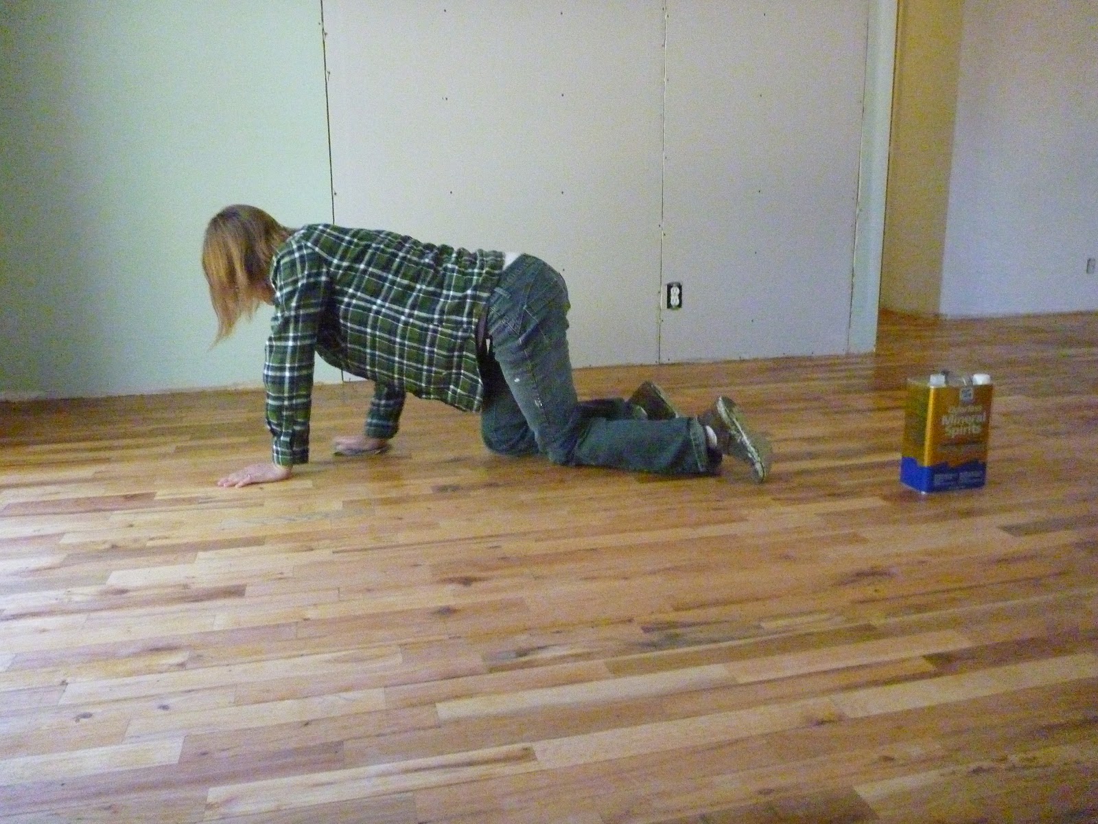 Little House in Oregon Refinishing Hardwood Floors