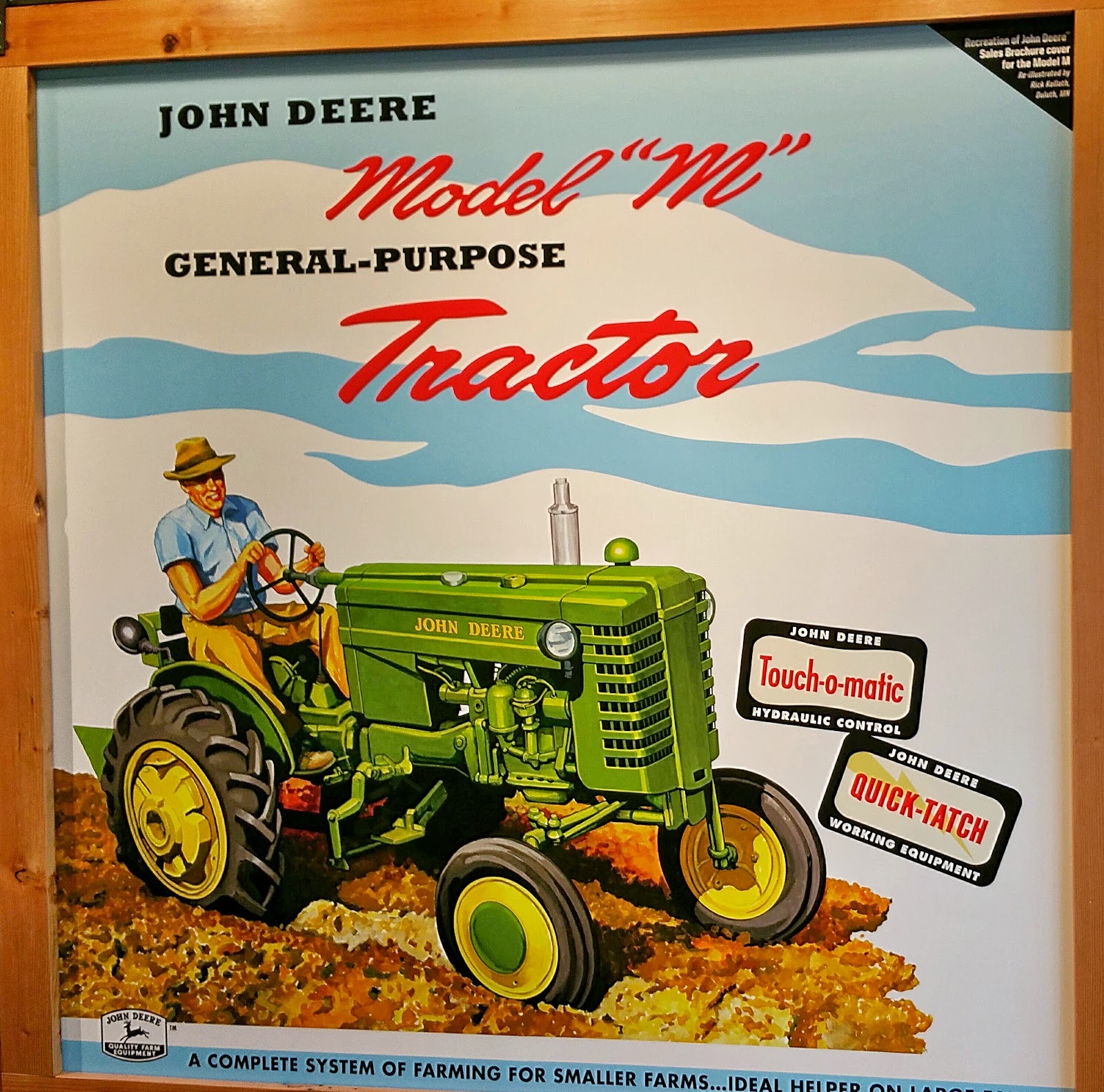 History and Culture by Bicycle ca. 1947 John Deere Model M Introduction