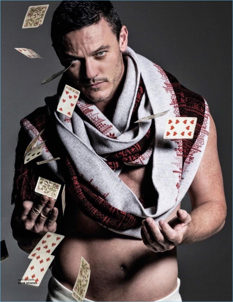 amomadonna Luke Evans The Fashionable Lampoon by Michael Avedon (2016)