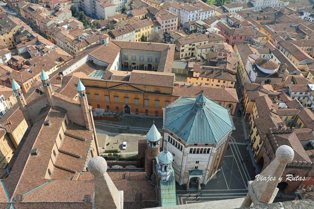 Vistas desde el Torrazo de Cremona