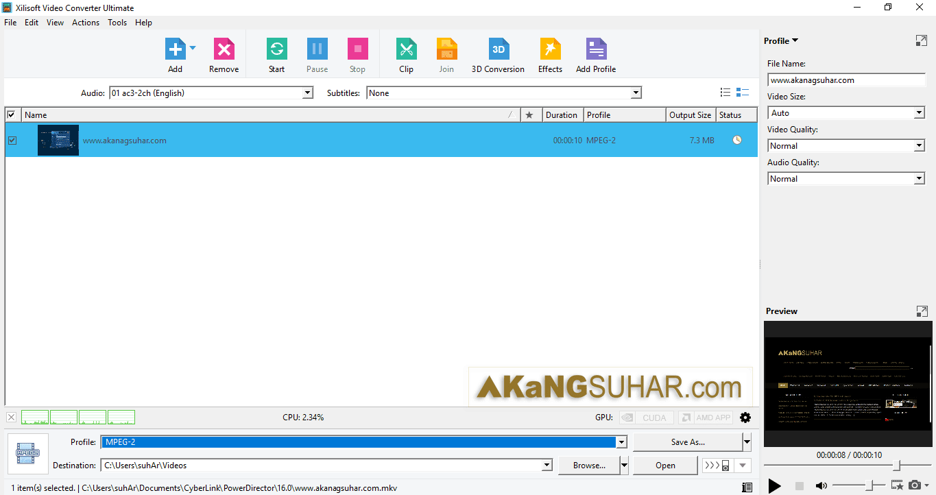 Xilisoft DVD to Video - DVD Ripper, Convertisseur