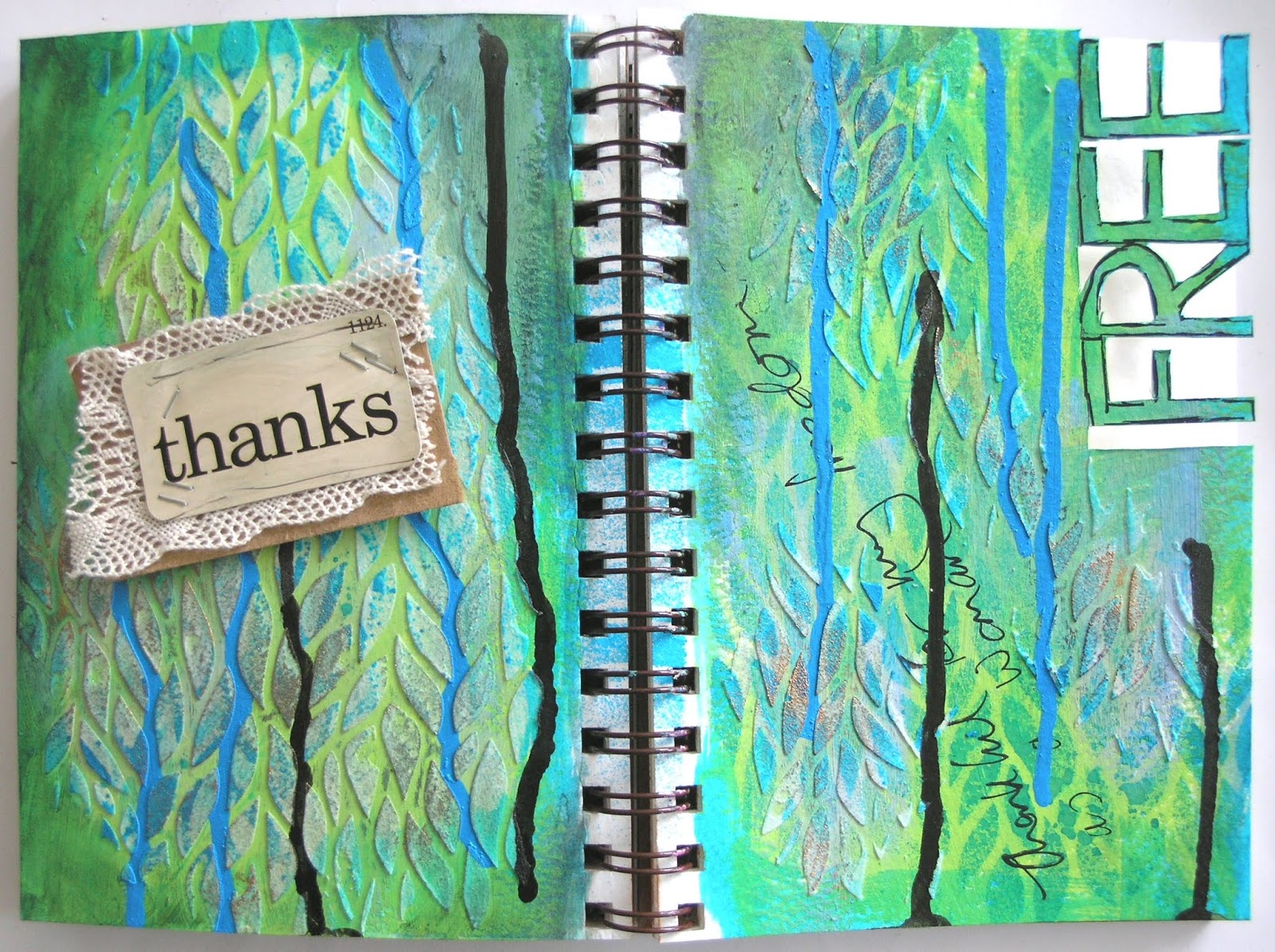 Jester Crafts Wanderlust Journal Page