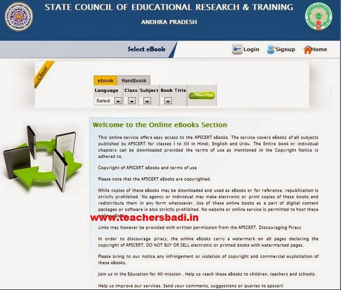 ap scert e books