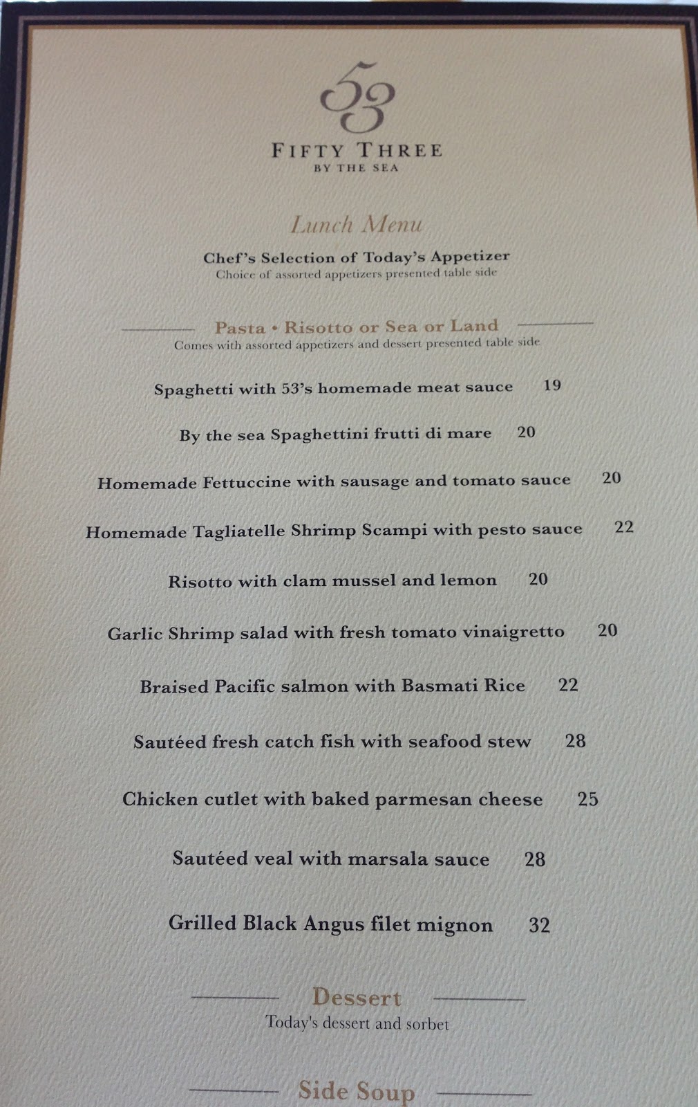 GREAT EATS HAWAII 53 BY THE SEA HONOLULU, HAWAII