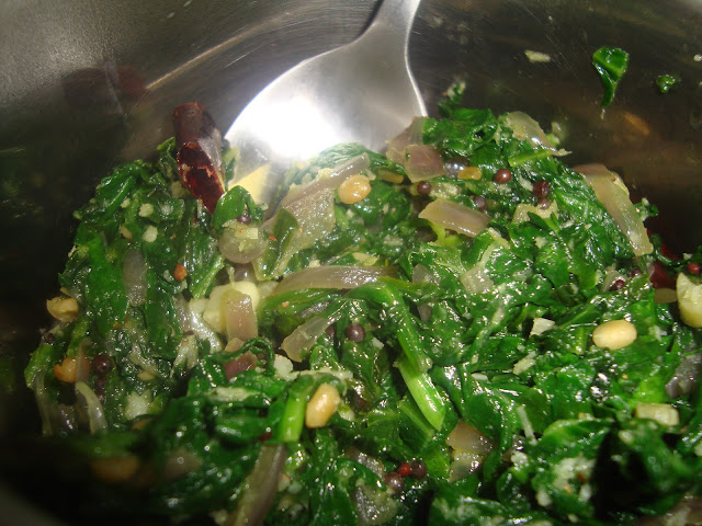 Spinach Poriyal