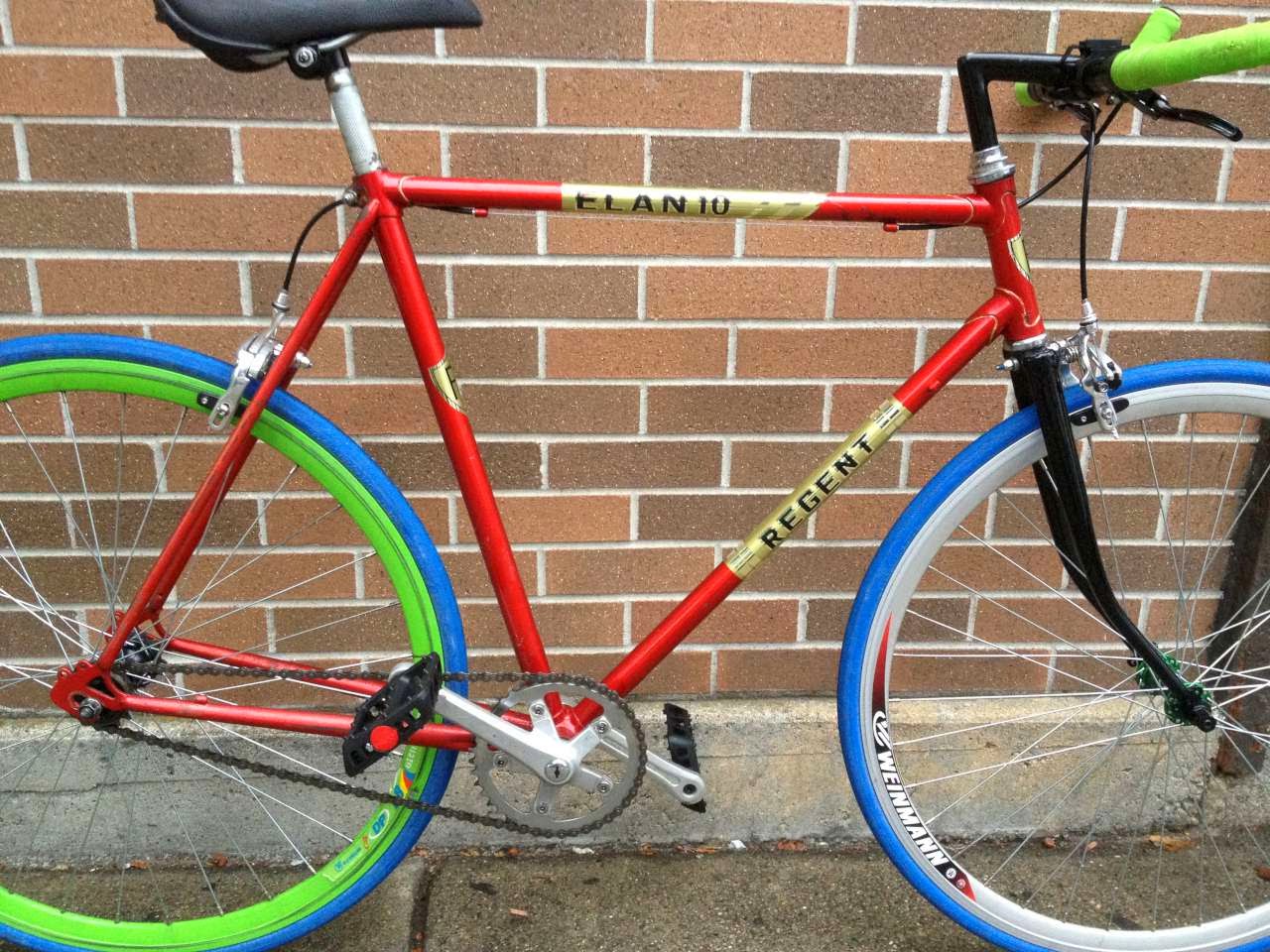 Bike Boom refurbished bikes Regent Elan 10 road bike single speed