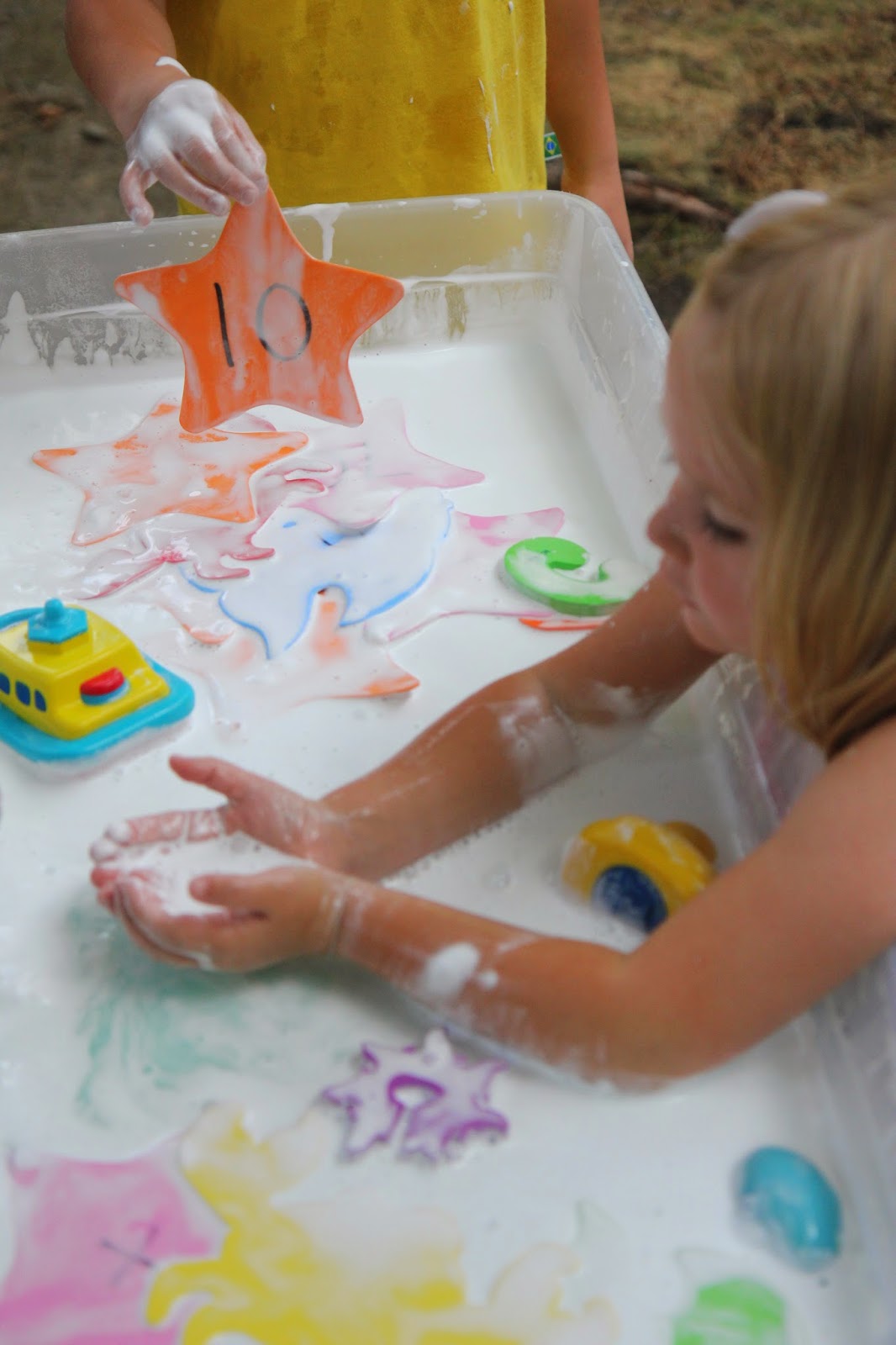Toddler Approved! Ocean Week Number Sensory Play for Kids