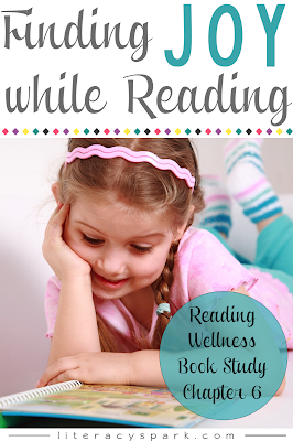Do you and your students feel joy while reading?  Chapter 6 of Reading Wellness provides strategies for helping your students connect to texts on a personal level, leading to greater enjoyment and discovery of favorite authors and texts.
