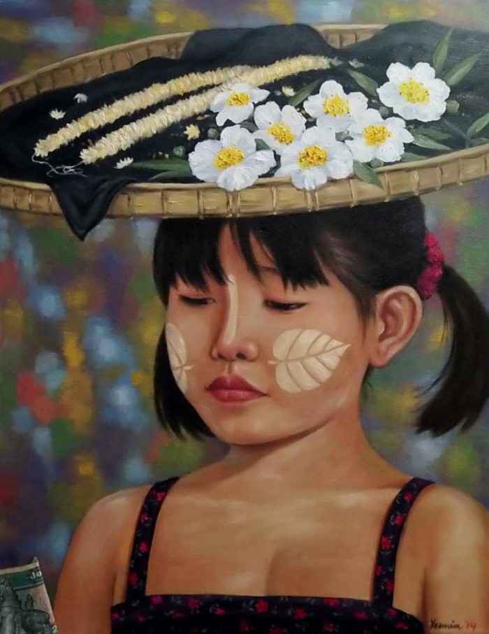 Азиатско-американский художник. Ye Min