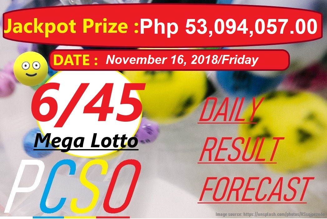 lotto november 16 2018 iScholar Blog