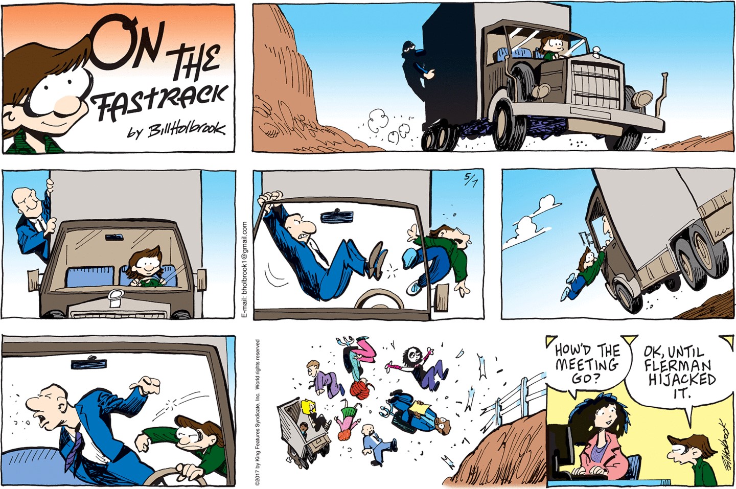 on the fastrack comic strip On the fastrack comic strip