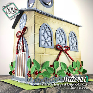 3D Church for the Creative Circle Blog Hop decorated with Stampin' Up! products order from Mitosu Crafts UK Online Shop