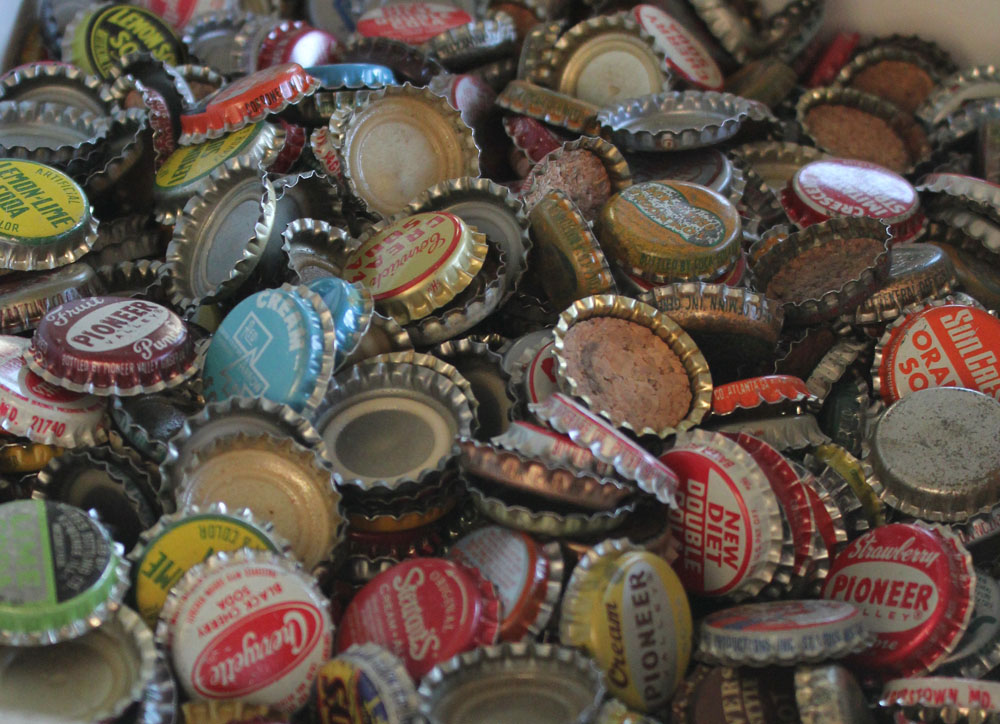 Set of 4 CHEERWINE Bottle Cap Magnets