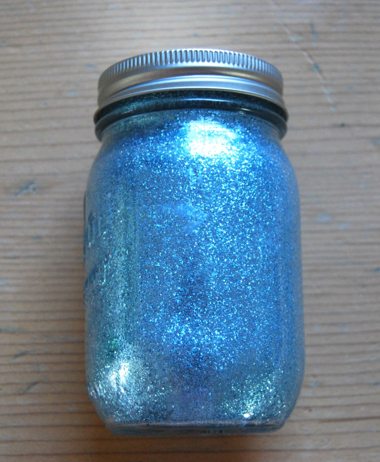 Junior High DIY DIY LightUp Glitter Jars