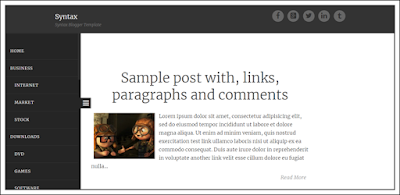 Syntex Blogger theme responsive-blogger-template