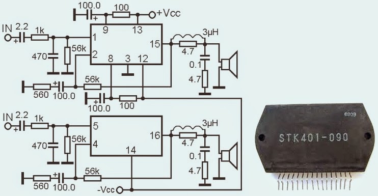 Electro help: STK --- SERIES - POWER-AMPLIFIER ICs and TYPICAL CIRCUIT