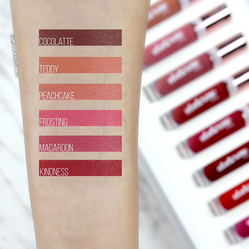Velvet Creme Matte Liquid Lipsticks by Breena Beauty - Review & Lip Swatches